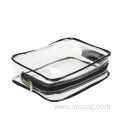 Transparent pvc cosmetic bag clear make up pouch